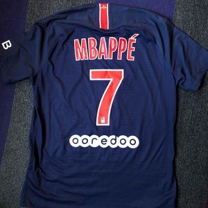 Nike Kylian Mbappe PSG Home Match Jersey 2018-19